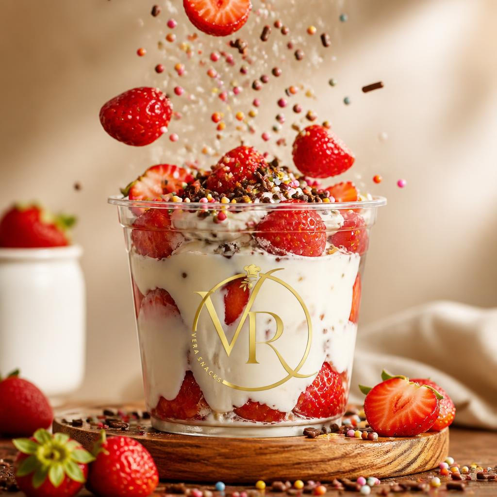 Fresas con crema